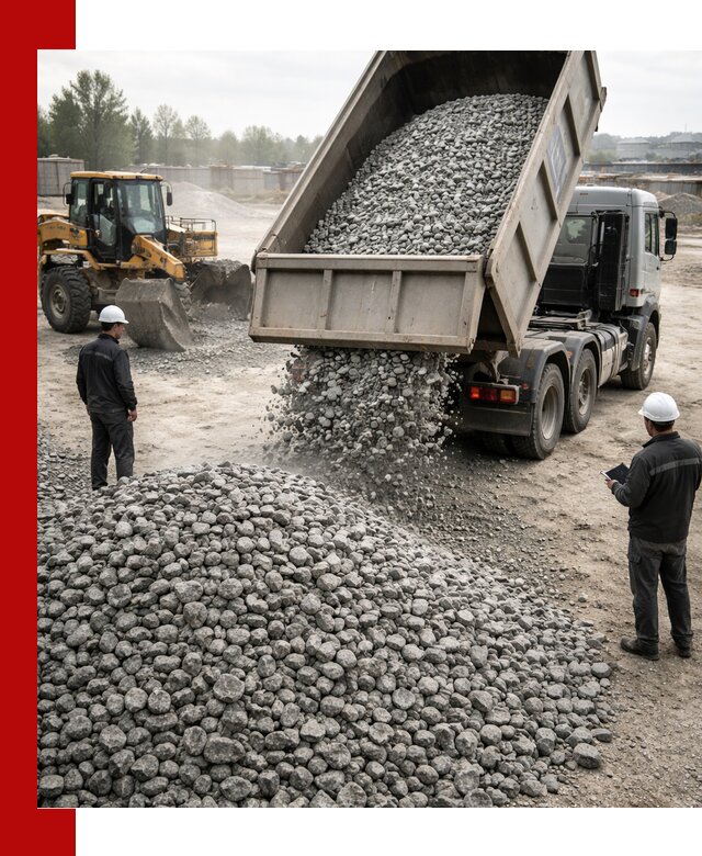 Доставка гранитного щебня фракции 20-40 в Гукове