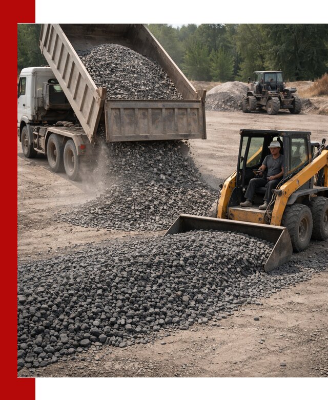 Гранитный щебень фракция 40-70 с доставкой в Гуково