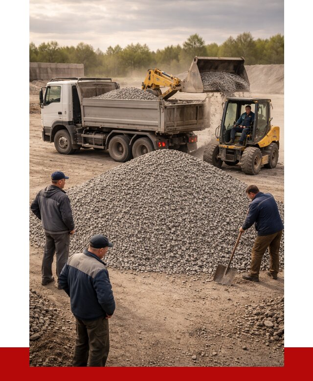Гравийный щебень фракция 5-20 в Гуково от 2464 р. ПРОНЕРУДГкв