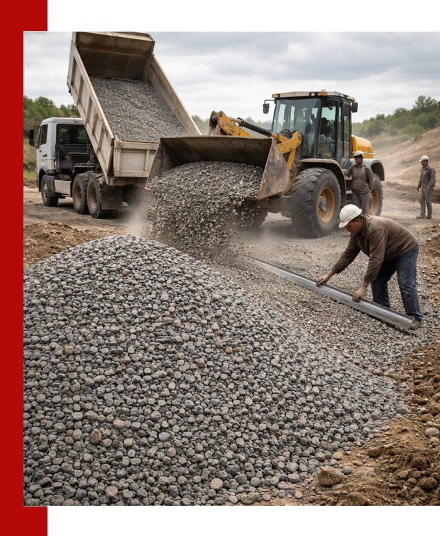 Гравийный щебень фракция 5-20 с доставкой в Гуково