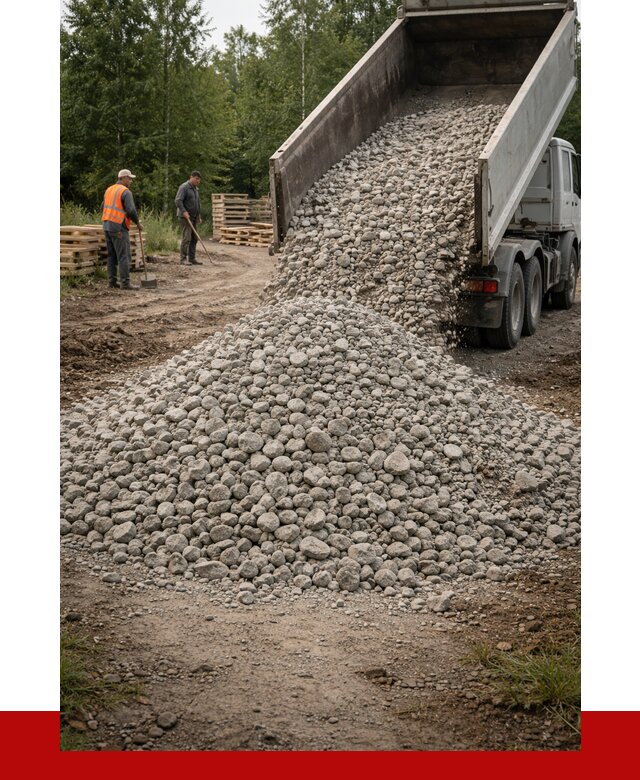 гравийный щебень фракция 70-120 в Гуково от 2515 р. ПРОНЕРУДГкв