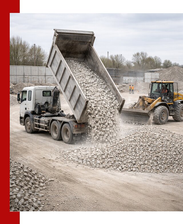 Доставка и продажа известнякового щебня в Гукове