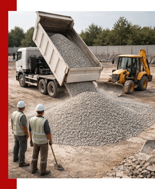 Купить известняковый щебень фракции 5–10 мм с доставкой в Гуково