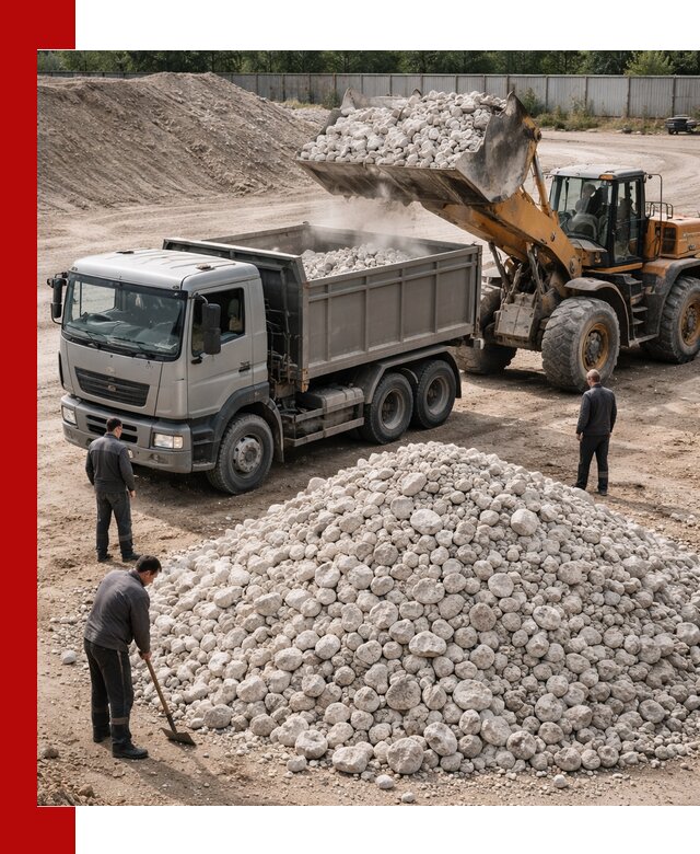 Известняковый щебень фракция 70–150 с доставкой в Гукове