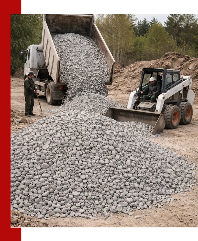 Доставка доломитового щебня в Гуково напрямую от карьера