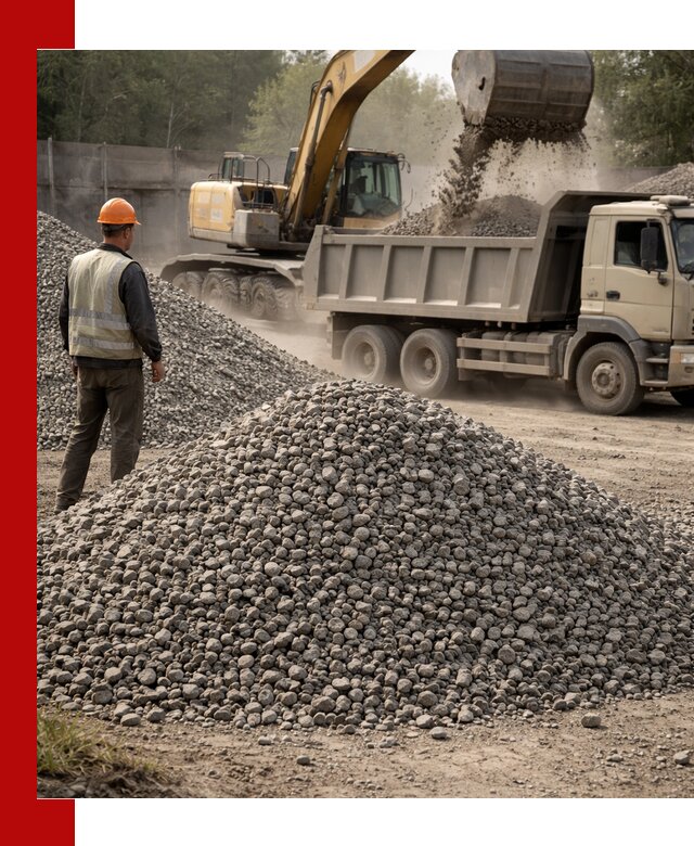 Шлаковый щебень фракция 5-20 с доставкой в Гуково