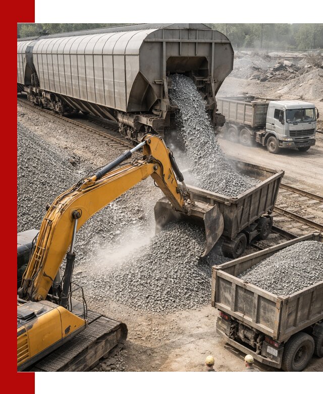 Доставка железнодорожного щебня в Гуково крупными партиями быстрого отгруза