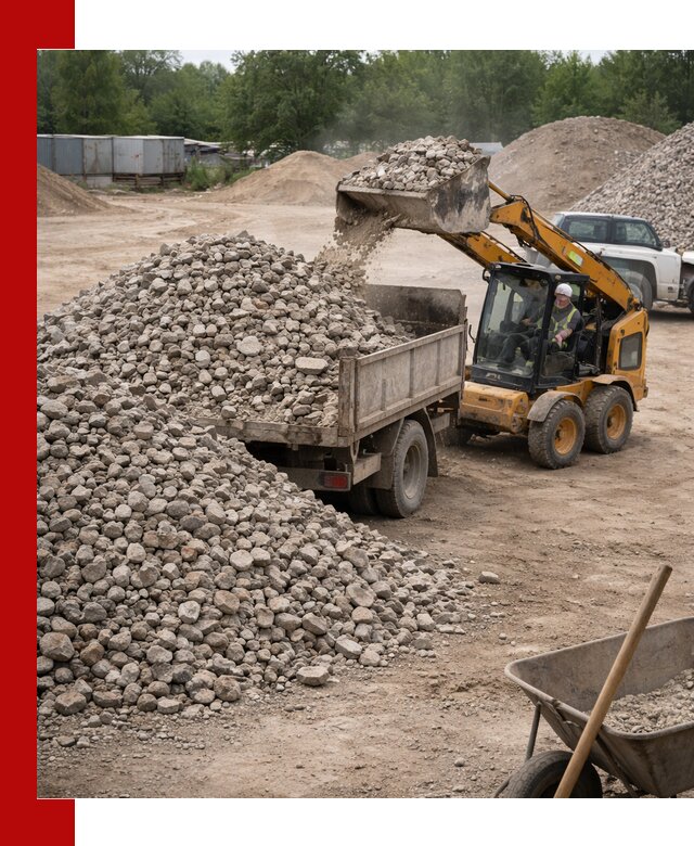 Доставка вторичного щебня в Гуково для строительных работ