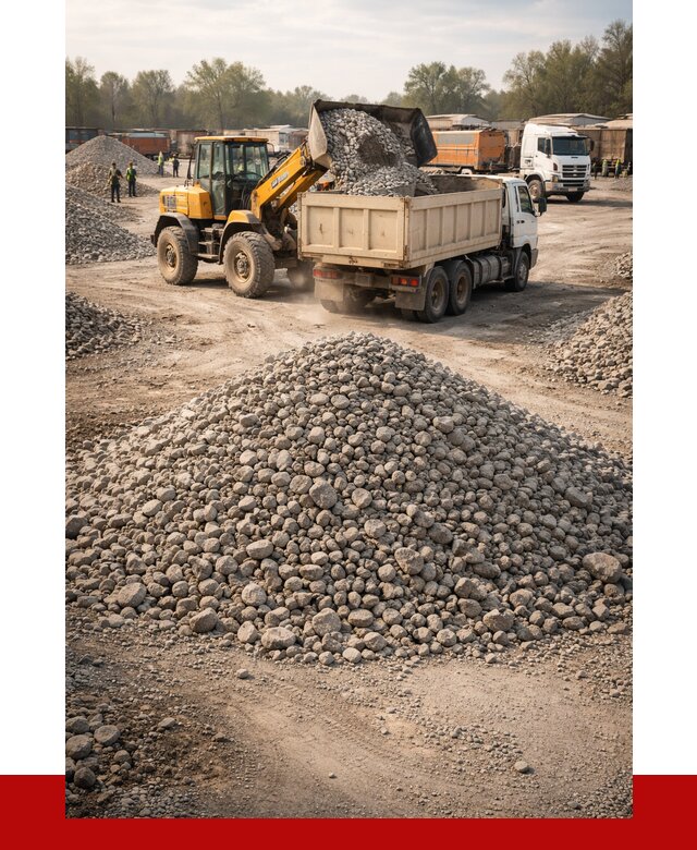 Вторичный щебень фракция 40-70 в Гукове от 1786 р, ПРОНЕРУДГкв