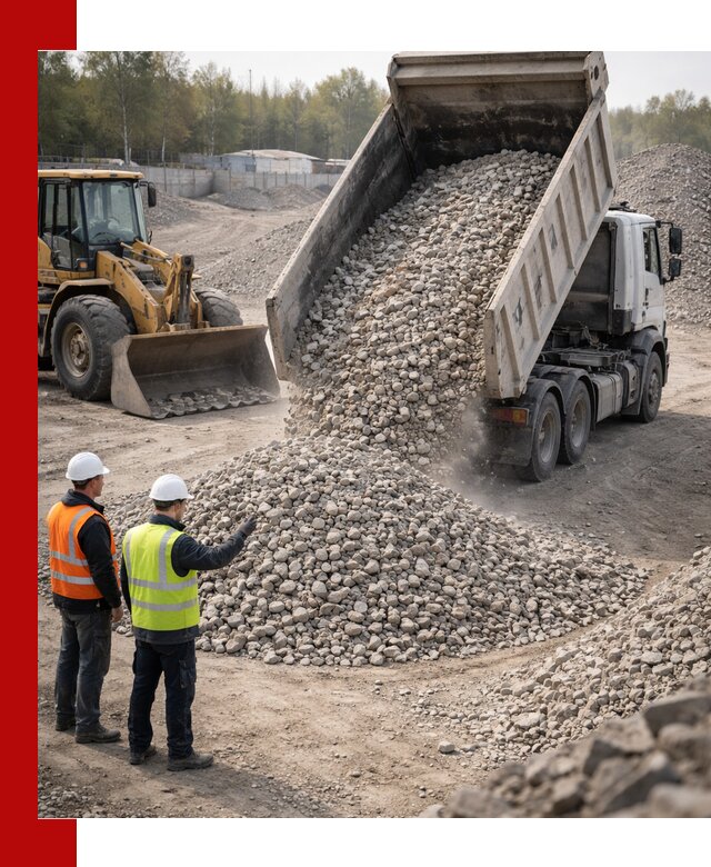 Вторичный щебень фракция 40–70 доставка в Гукове