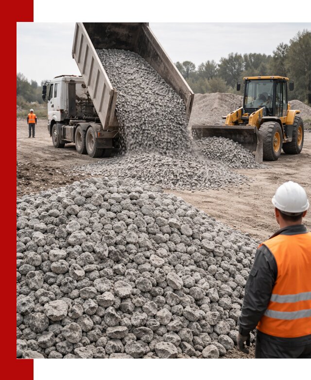 Доставка бетонного щебня фракции 20-40 в Гукове