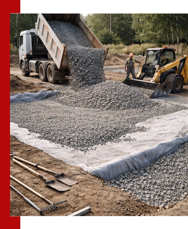 Щебень для фундамента с доставкой в Гуково