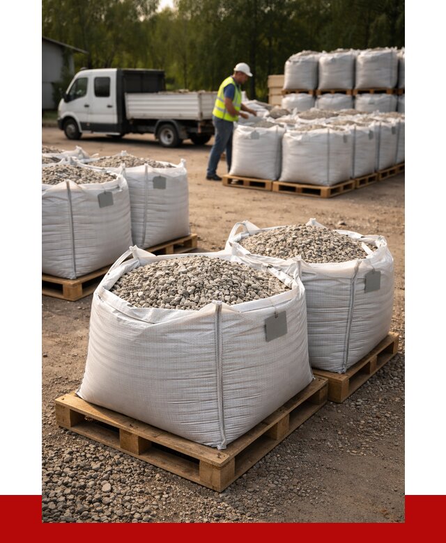 Щебень в мешках с доставкой в Гукове от 4312 р. | ПРОНЕРУДГкв