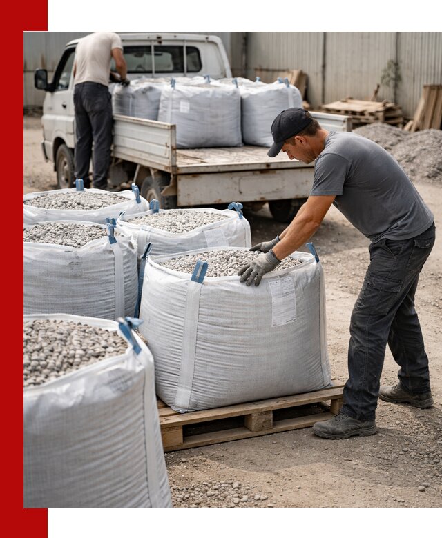 Доставка щебня в мешках по выгодным ценам в Гукове
