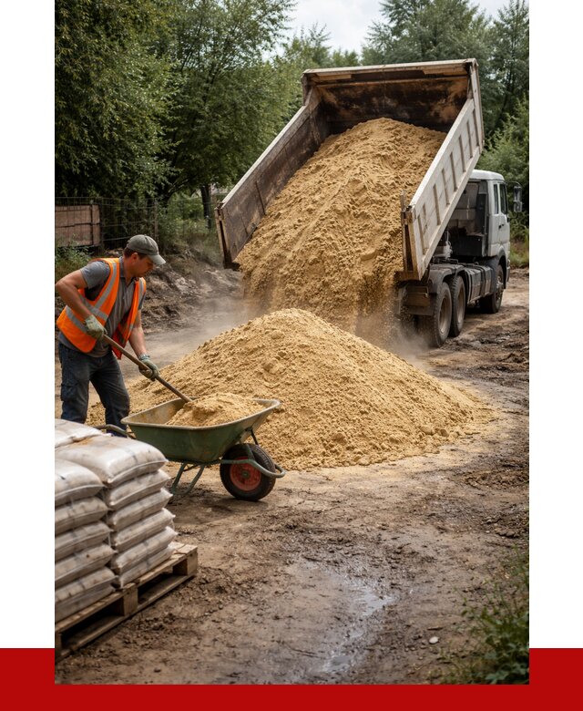 Купить песок с доставкой в Гуково от 1848 р. | ПРОНЕРУДГкв