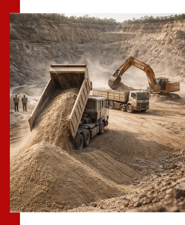 Карьерный песок навалом с доставкой в Гуково