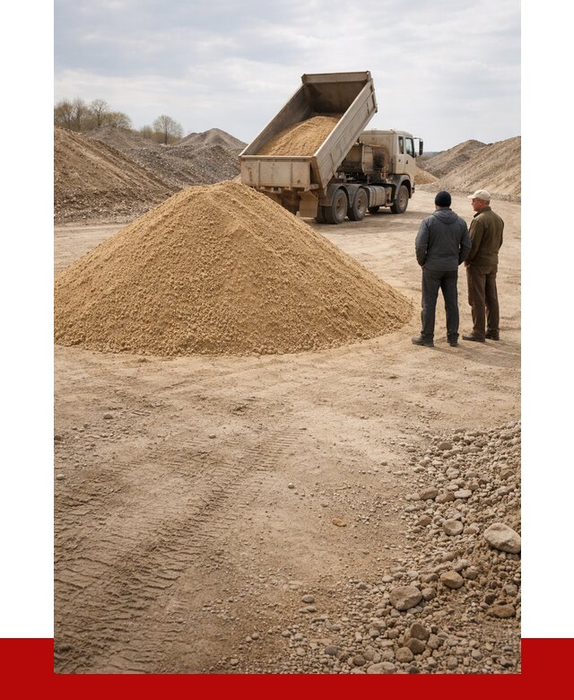 Карьерный песок крупнозернистый в Гукове от 8726 р | ПРОНЕРУДГкв