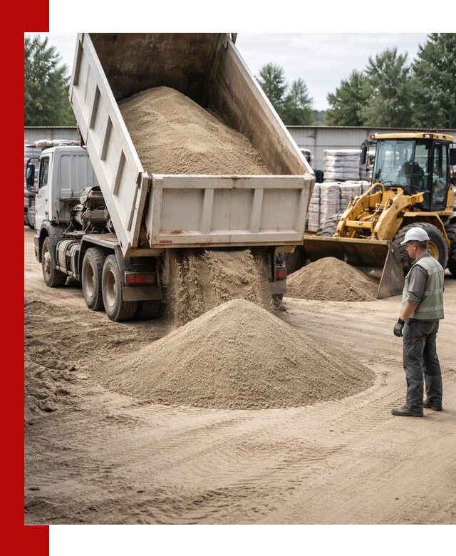 Поставка и доставка песка для бетона в Гуково
