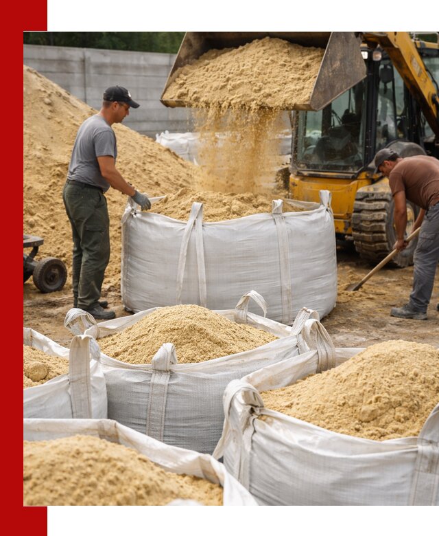 Поставка качественного песка для кладки в Гуково