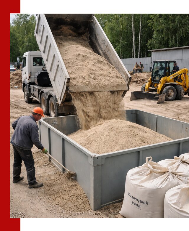 Кварцевый песок для фильтра в Гуково — доставка и качество