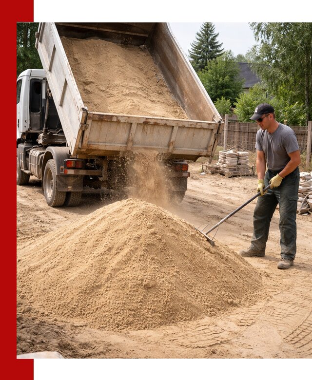 Доставка сухого песка самосвалами в Гуково