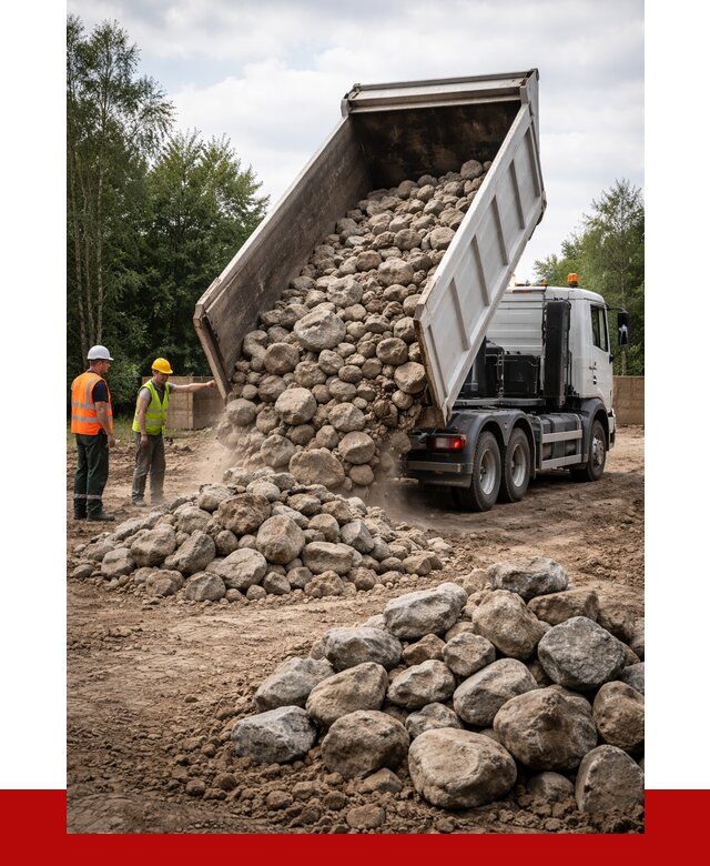 Купить булыжник в Гуково с доставкой от 4620 р. за куб | ПРОНЕРУДГкв