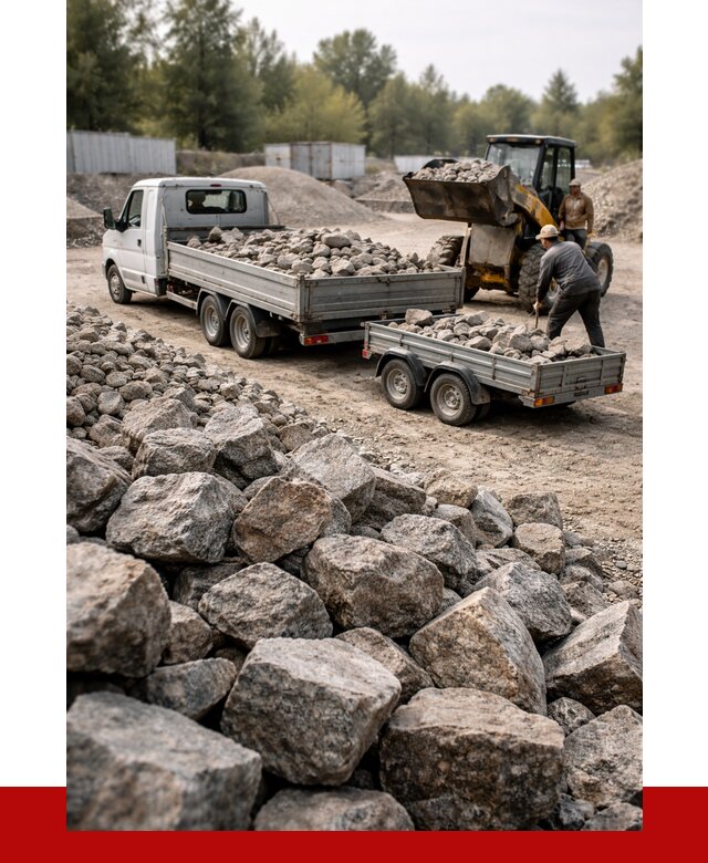 Купить бутовый камень гранитный в Гуково от 2874 р. | ПРОНЕРУДГкв