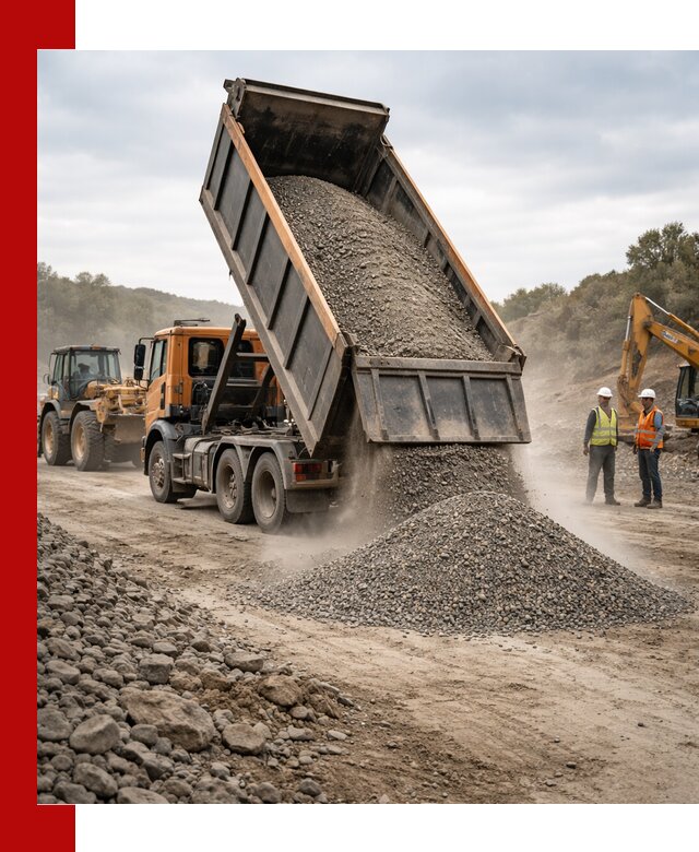 Щебёночно-песчаная смесь ЩПС С1 с доставкой в Гуково