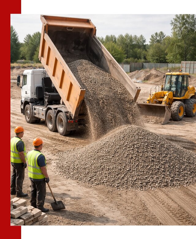 Доставка щебёночно-песчаной смеси ЩПС С7 в Гуково