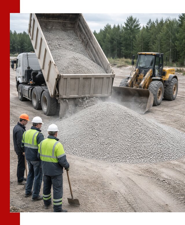 Известняковый отсев 0-5 доставка в Гуково быстро и выгодно