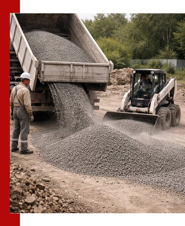 Доставка гравийного отсева 0-5 в Гуково оптом и в розницу