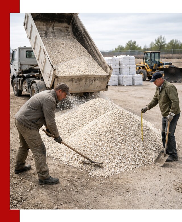 Мраморная крошка с доставкой и разгрузкой в Гукове
