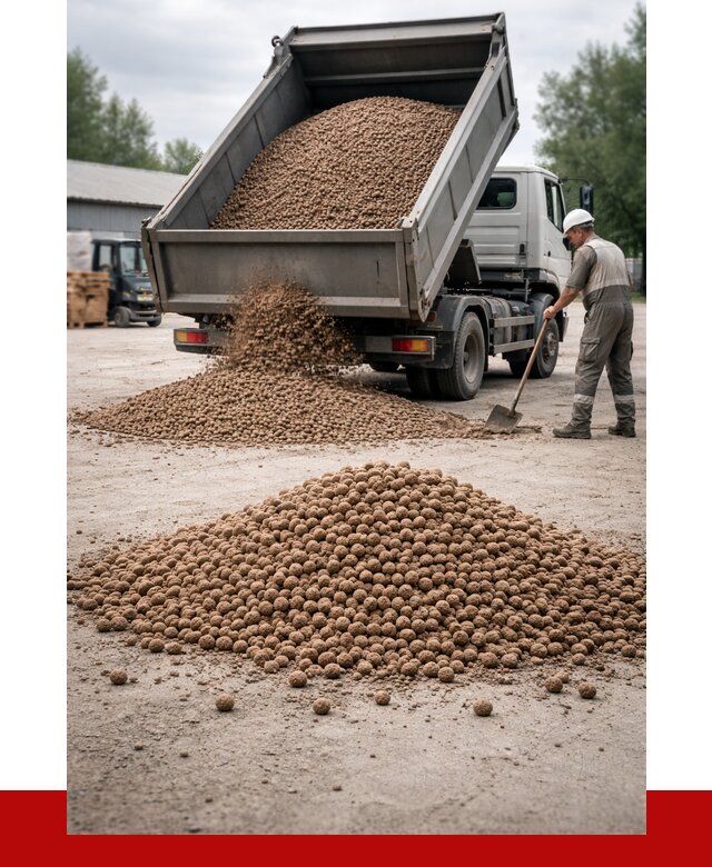 Керамзит с доставкой в Гуково от 4312 р. за м3 | ПРОНЕРУДГкв