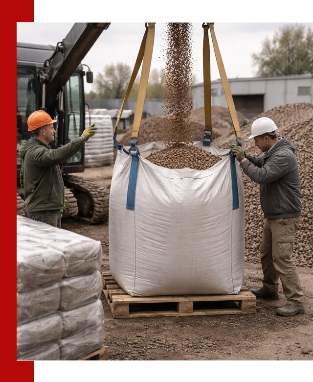 Керамзит в биг-бегах с доставкой в Гуково
