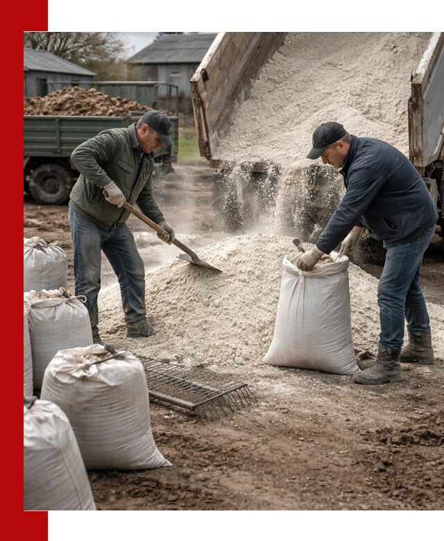 Доставка извести пушонки в Гуково оптом и мелким оптом