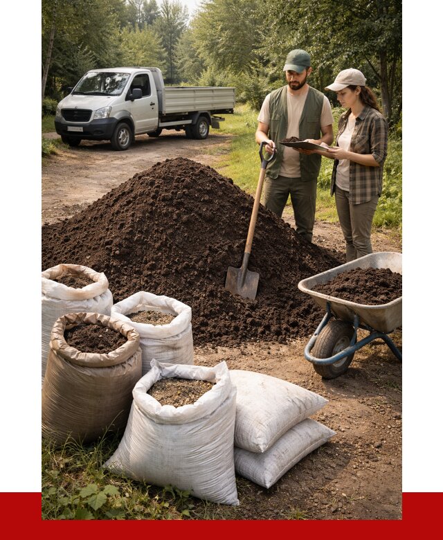 Купить грунт с доставкой в Гуково от 4620 р. за м3 | ПРОНЕРУДГкв