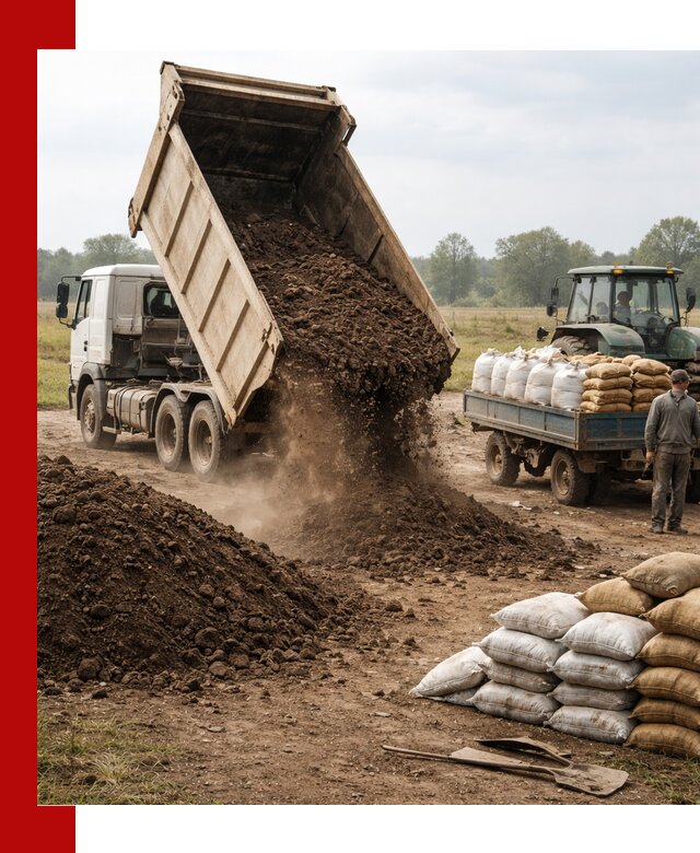 Доставка грунта и удобрений оптом в Гуково для сельхоз и строительства