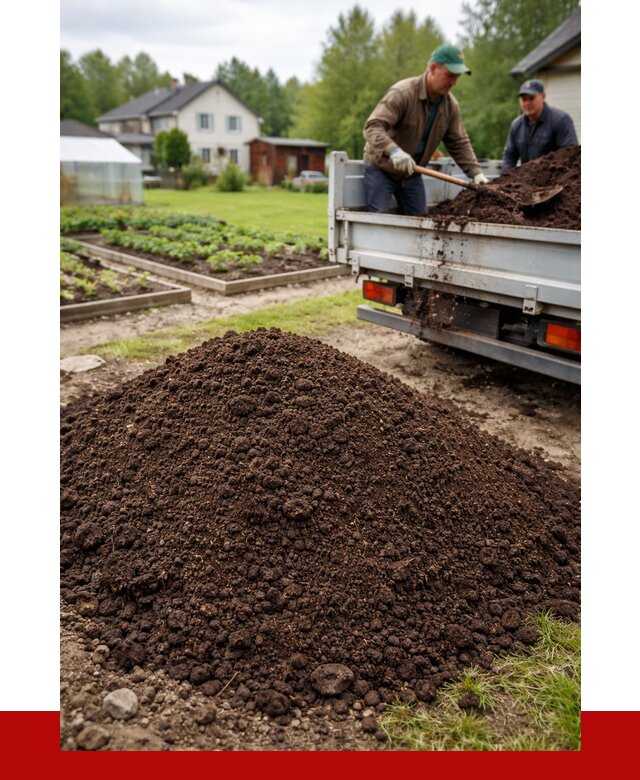 Плодородный грунт в Гуково с доставкой от 4312 р. | ПРОНЕРУДГкв