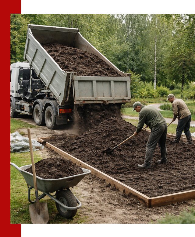 Доставка грунта для озеленения и благоустройства в Гуково