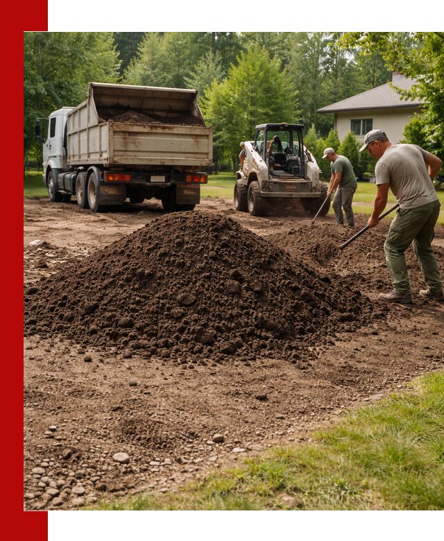 Доставка и укладка грунта для газона в Гуково