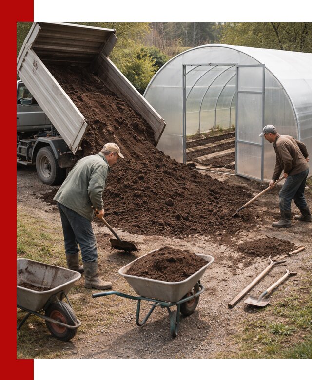 Грунт для теплицы с доставкой в Гуково — плодородный субстрат под растения