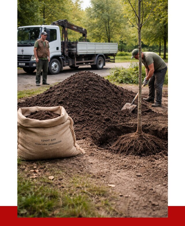 Грунт для посадки деревьев в Гуково от 1232 р. | ПРОНЕРУДГкв