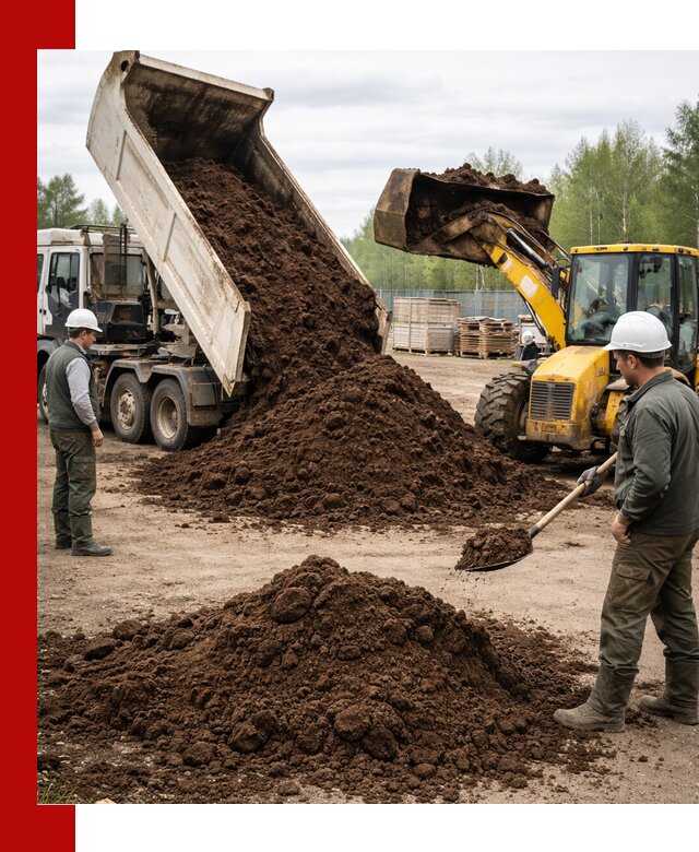 Доставка торфа оптом и в мешках в Гуково