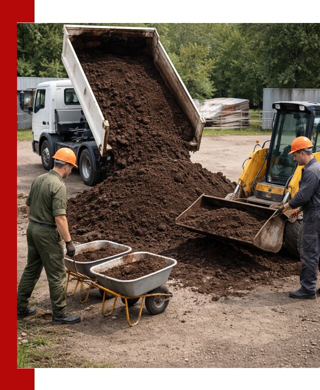 Доставка торфо-земляной смеси в Гуково для огорода и ландшафта