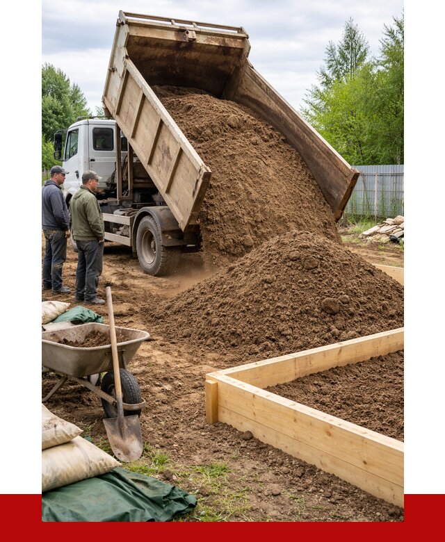 Торфо песчаная смесь в Гуково с доставкой от 1899 р. | ПРОНЕРУДГкв