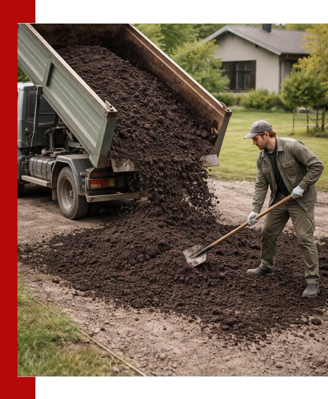 Чернозем для газона с доставкой в Гуково быстро и качественно