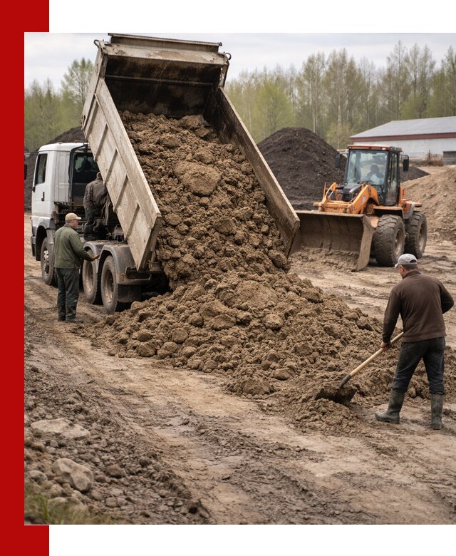 Доставка глин и суглинков в Гукове оптом и вкрай