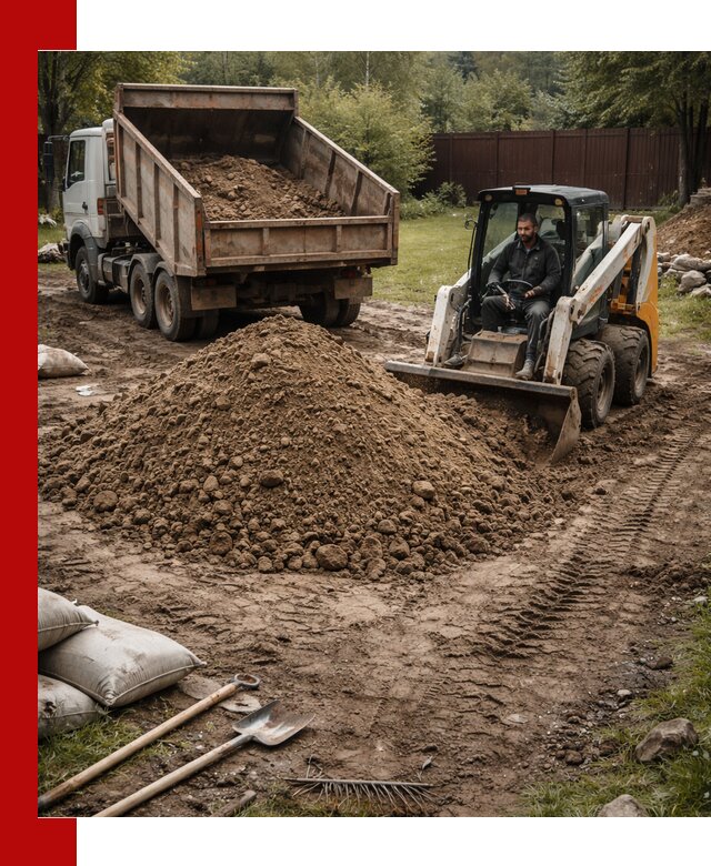 Суглинок для планировки участков в Гуково с доставкой и выгрузкой