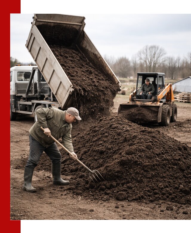 Доставка и продажа перегноя в Гуково быстро и дешево