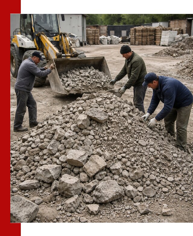 Демонтаж и вывоз бой бетона в Гукове